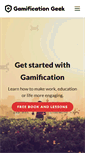 Mobile Screenshot of gamificationgeek.com